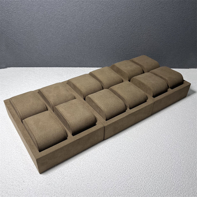 Kahve Rengi 12 Yuvalı Mikrofiber Lüks İzle Ekran Takı İzle Organizatör