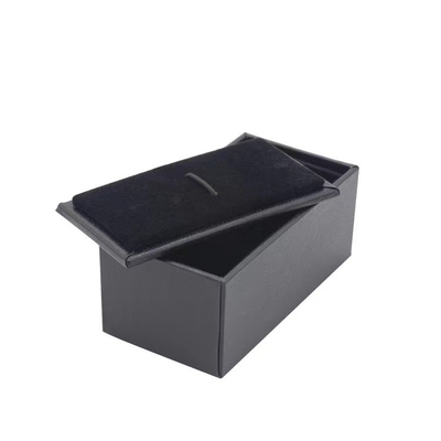 70*35*30mm Bir Ve İki Saten Çekme Kol Düğmesi Hediye Kutusu Takı İçin